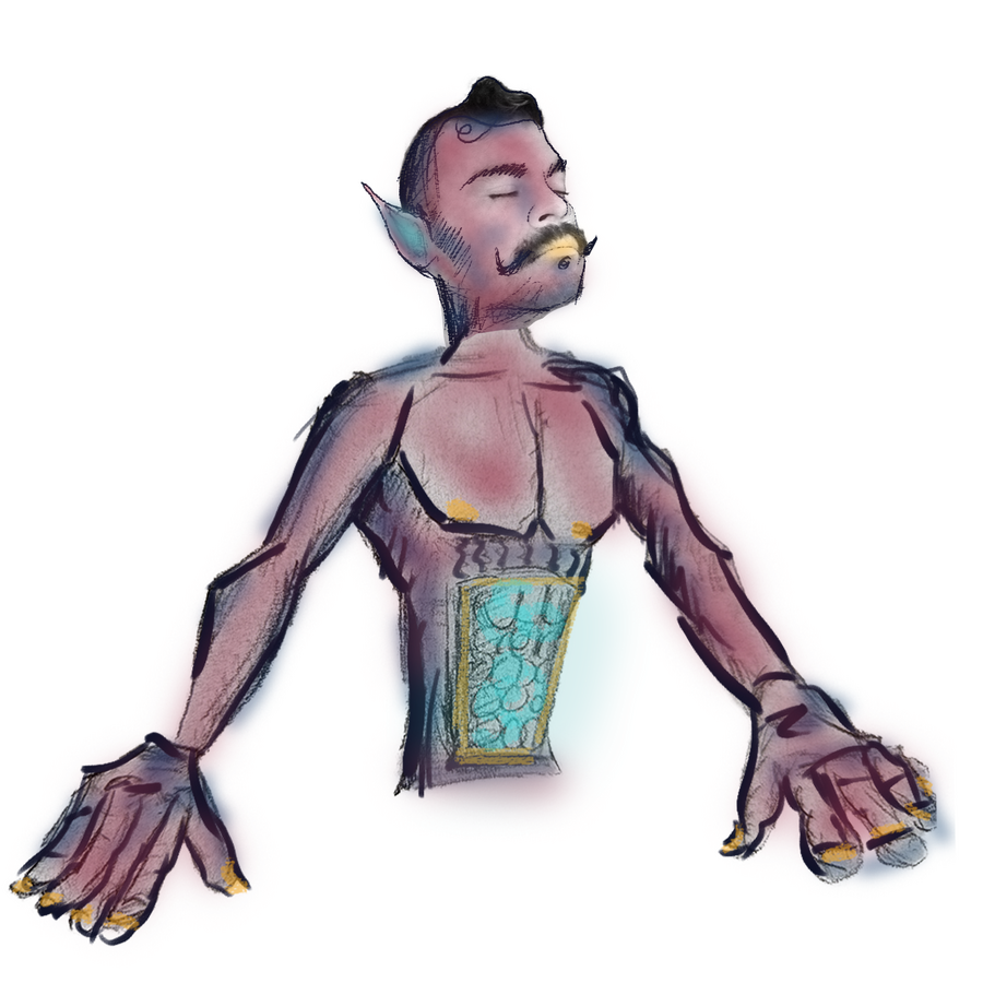 This is an enemy boss named "Good Mourning" modeled after Cesar Morales aka DJ Sad girl sadgirl